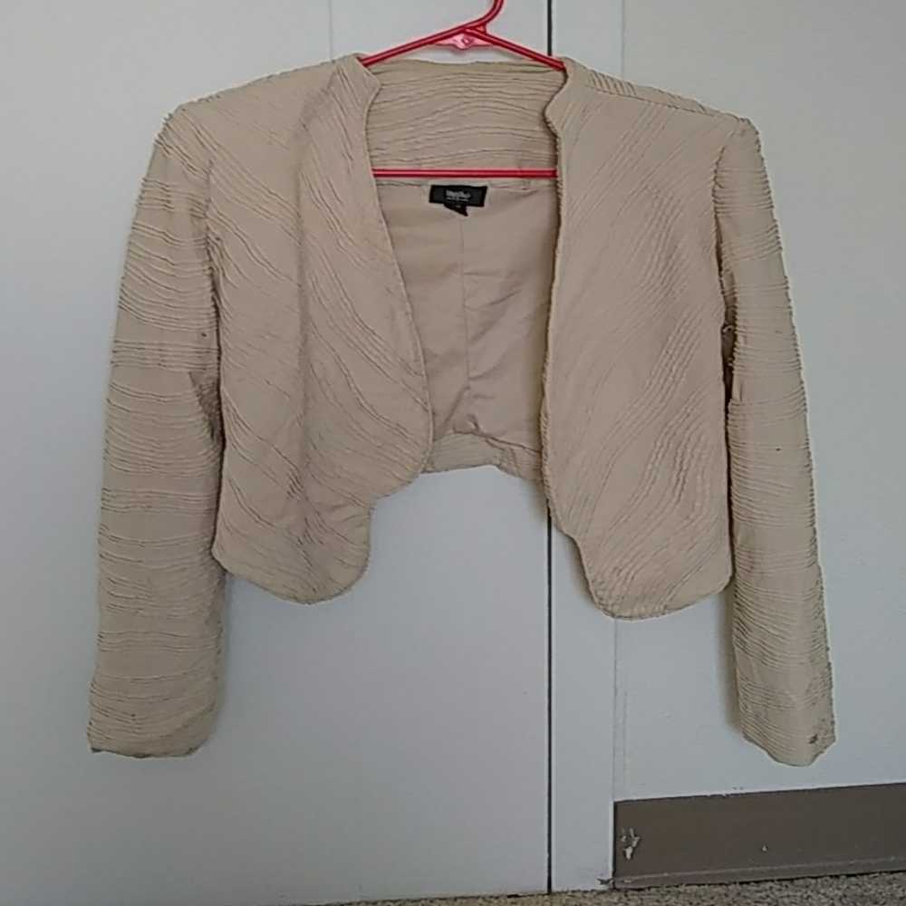 Cream blazer